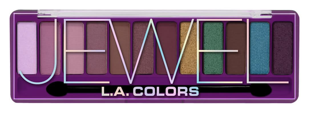 L.A. Colors Color Vibe Eyeshadow Palette, Assorted