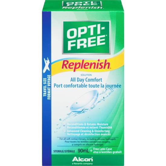 Opti-Free Replenish Multi-Purpose Disinfecting Solution (90 ml)