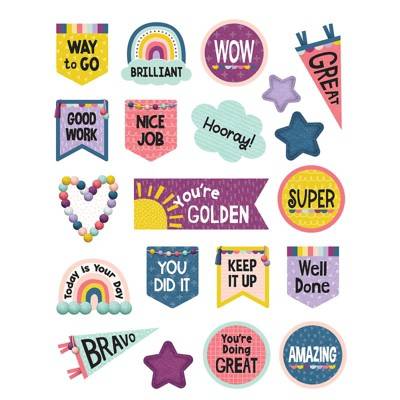 Teacher Created Resources Oh Happy Day Stickers, Pack of 120 (Pack of 10)