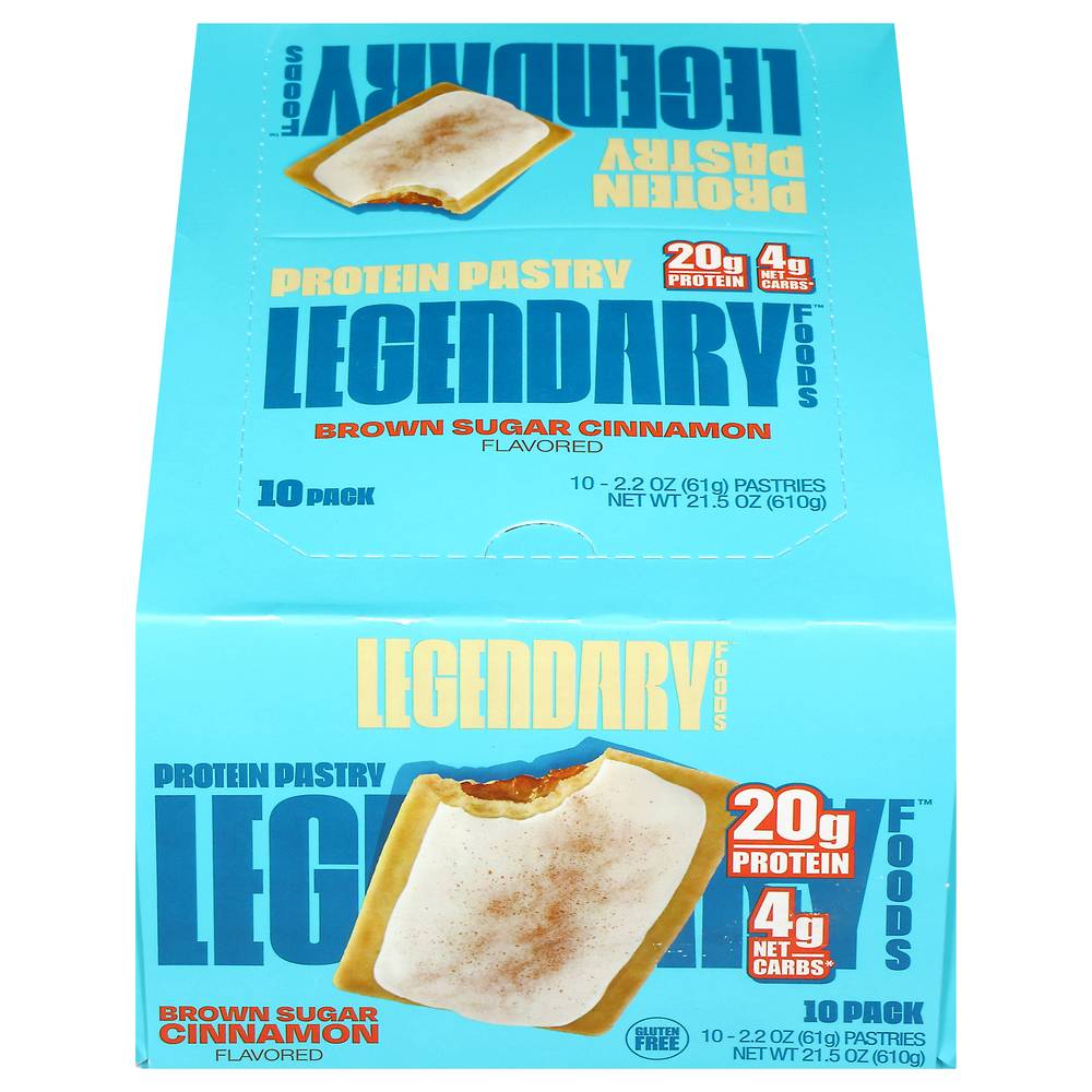 Legendary Foods Brown Sugar Cinnamon Flavored Tasty Pastry (1.34 lbs)