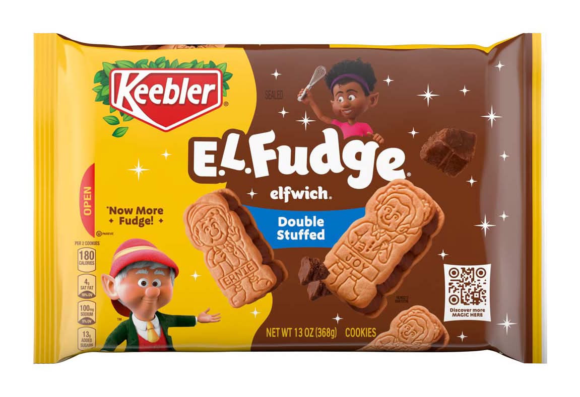 Keebler E.L. Fudge Elfwich Double Stuffed Cookies 13 Oz