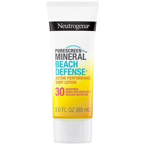 Neutrogena Purescreen+ Mineral Beach Defense Performance Sunscreen - 3.0 fl oz