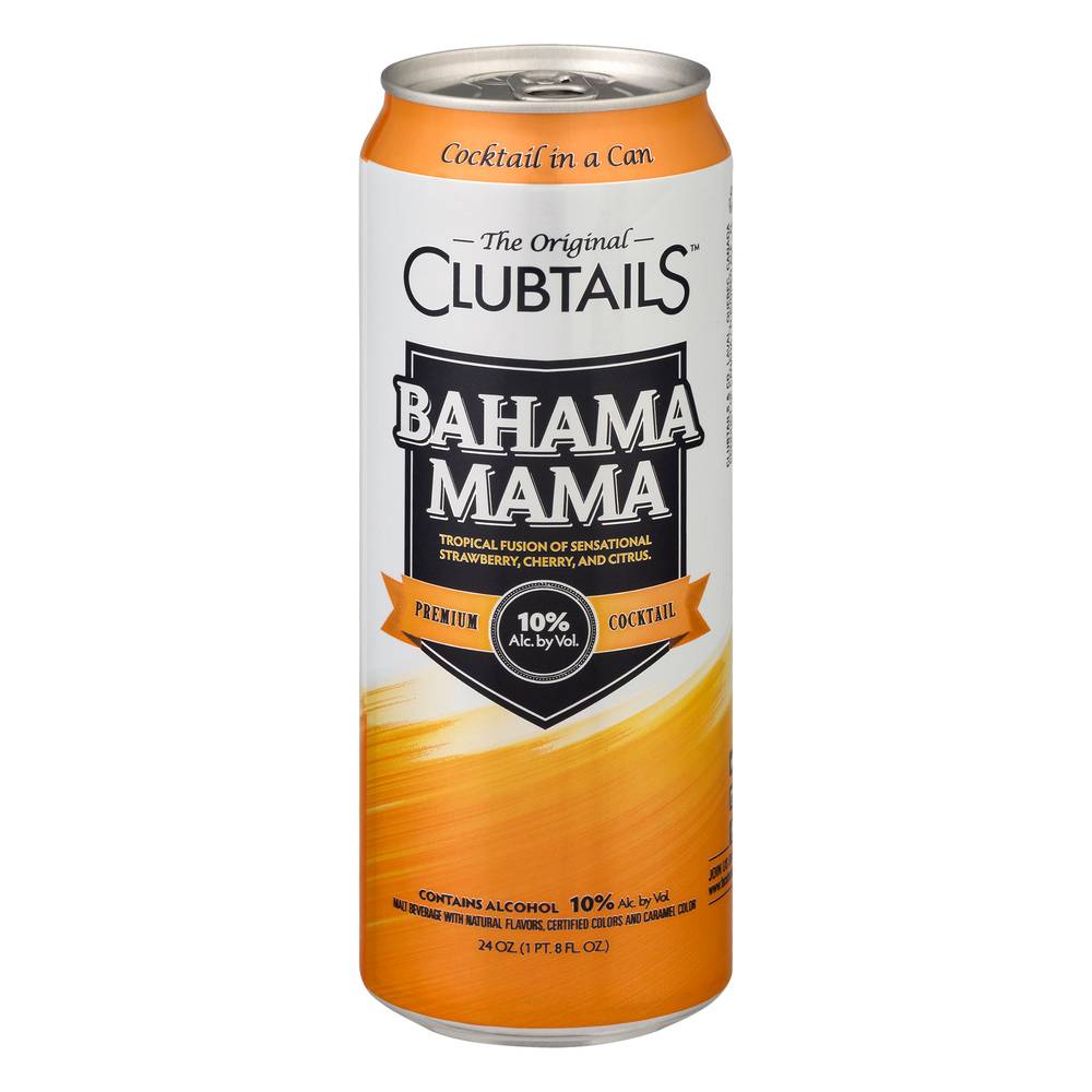 Clubtails Bahama Mama Strawberry, Cherry & Citrus Cocktail (16 fl oz)