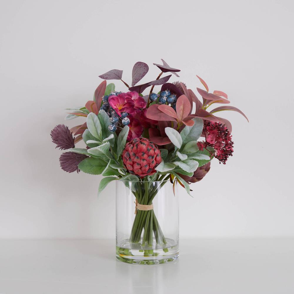 Origin 21 17-in Multiple colors/finishes Indoor Desktop Mixed greenery Artificial flower | A2088