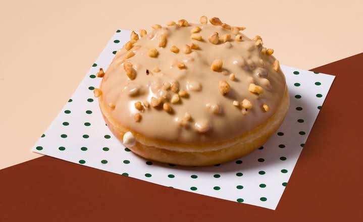 White Hazelnut Dream Doughnut