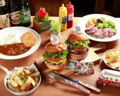 【ハンバーガー＆丼ぶり】とびだせっ！肉マルくん！ Tobidase! Nikumarukun!