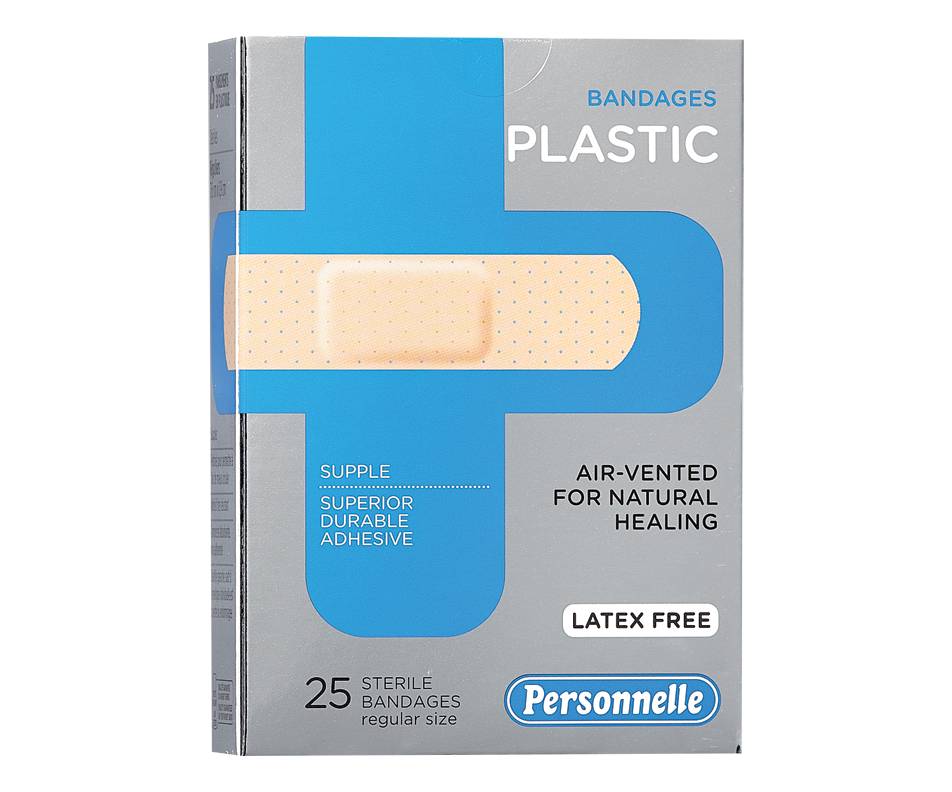 Personnelle pansements plastique (25 unités) - plastic bandages (25 units)