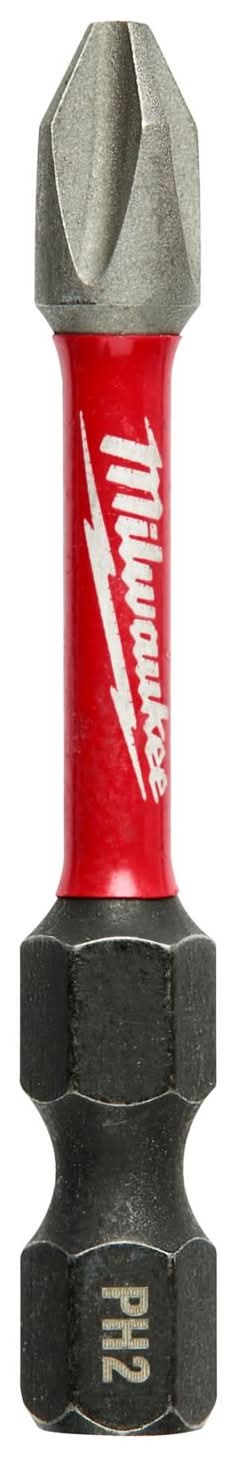 Milwaukee Shockwave Phillips #2 X 2 In. L Impact Driver Bit Set Alloy Steel 5 Pk