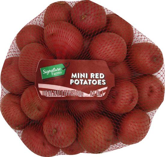 Order Signature Farms · Mini Red Potatoes (24 oz) food online from Safeway store, Eureka on bringmethat.com