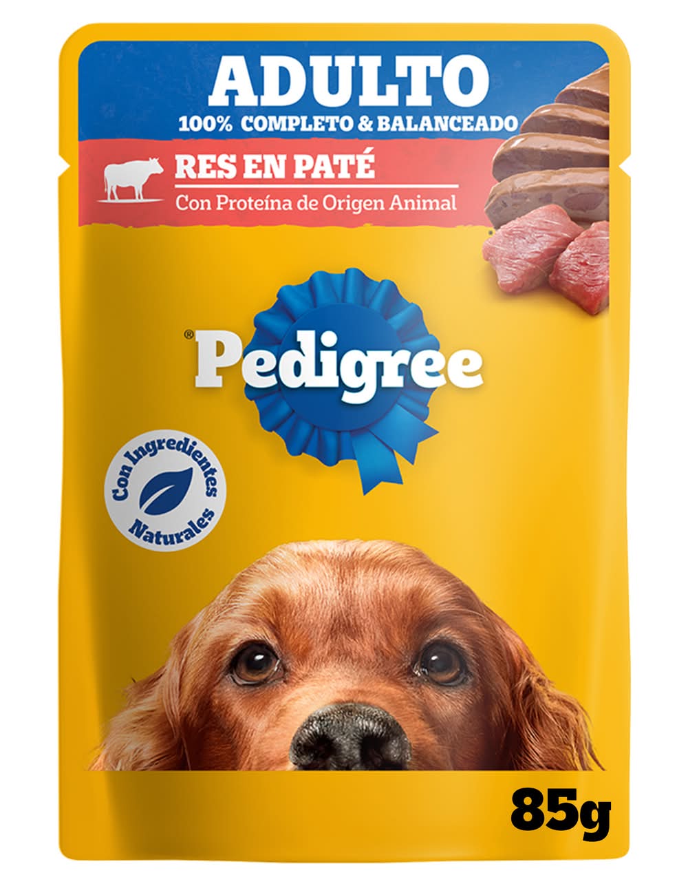 Pedigree · Alimento húmedo paté para perros, res, Adultos (85 g)
