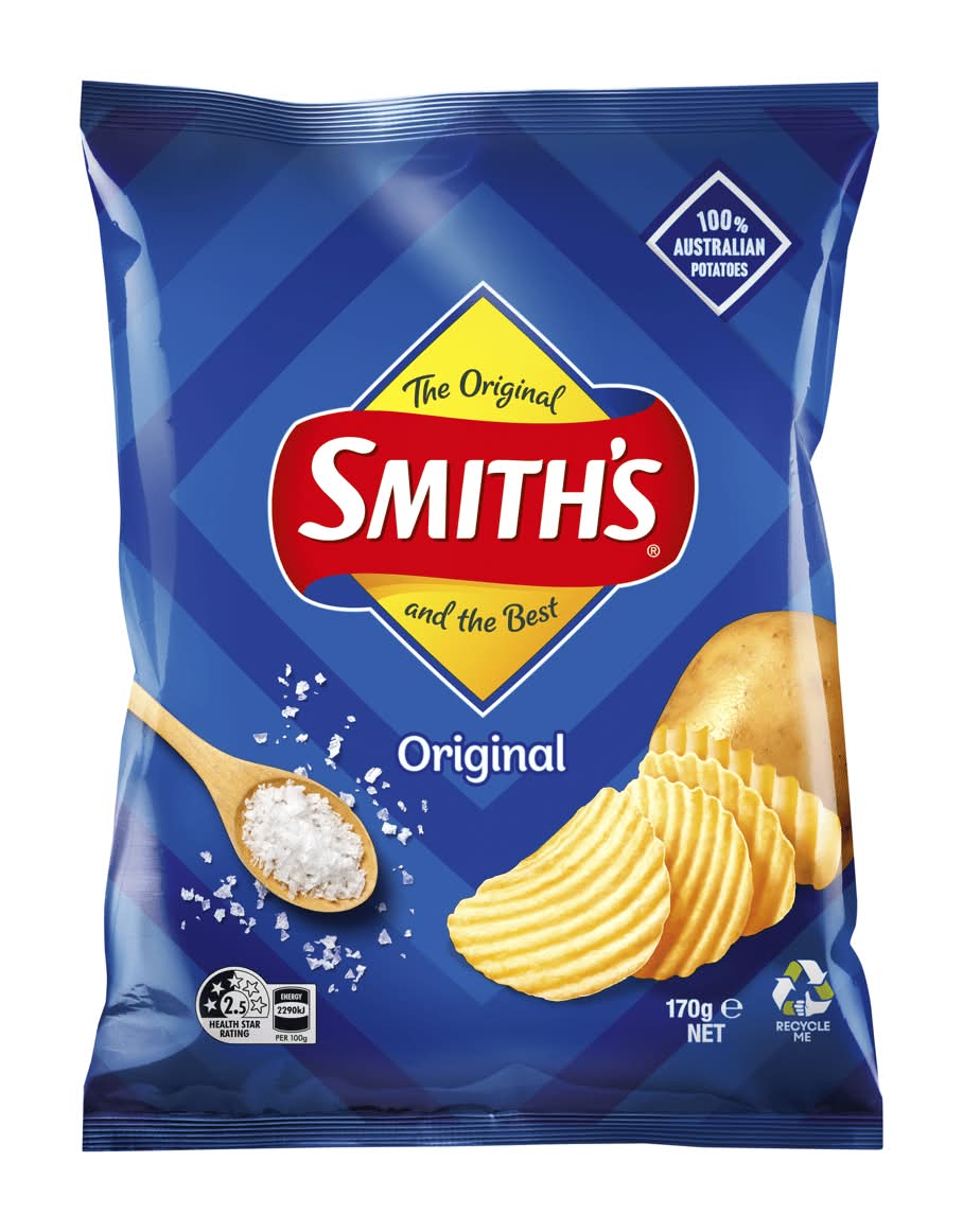 Smiths Crinkle Cut Chips Original 170g