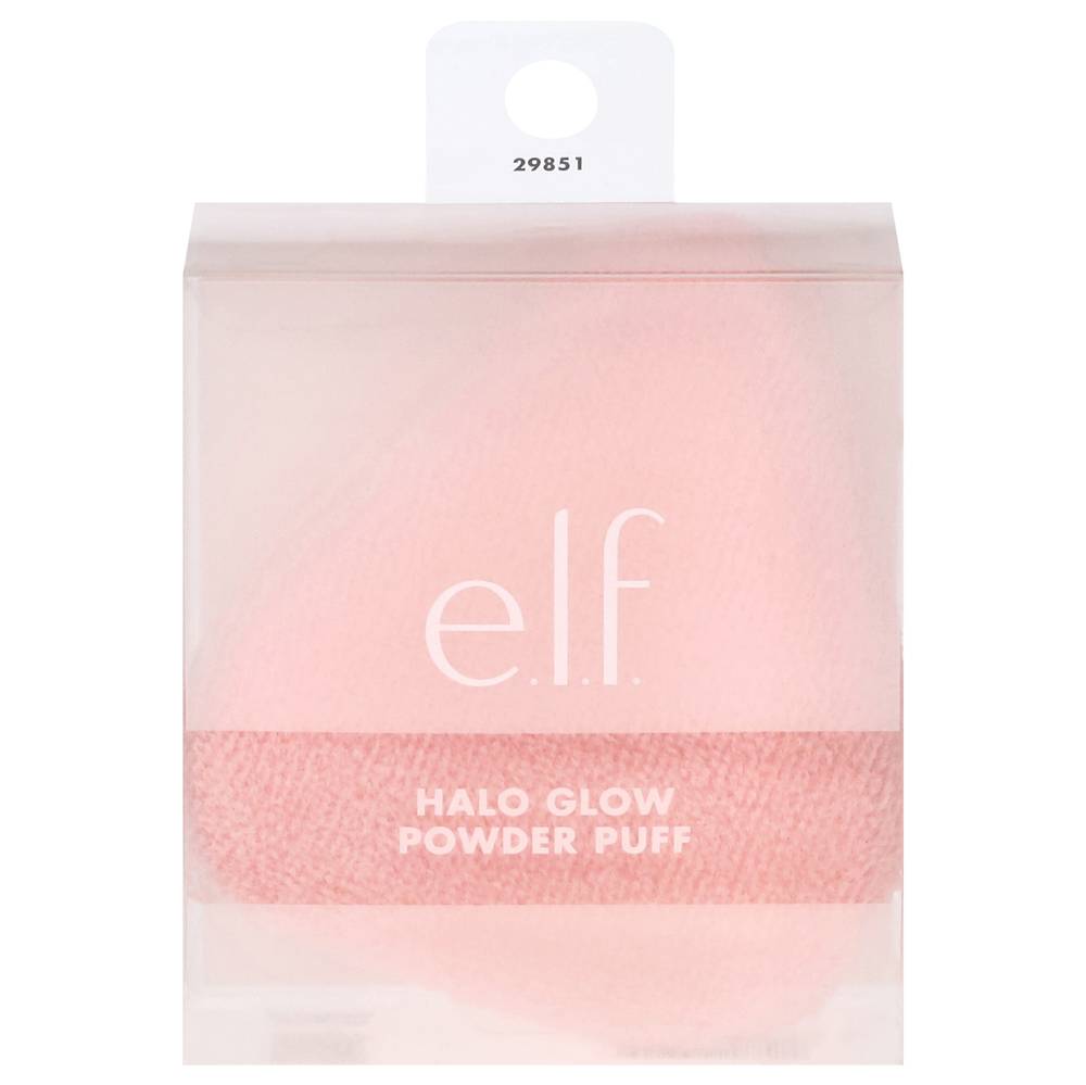 e.l.f. Halo Glow Powder Puff, Light Pink