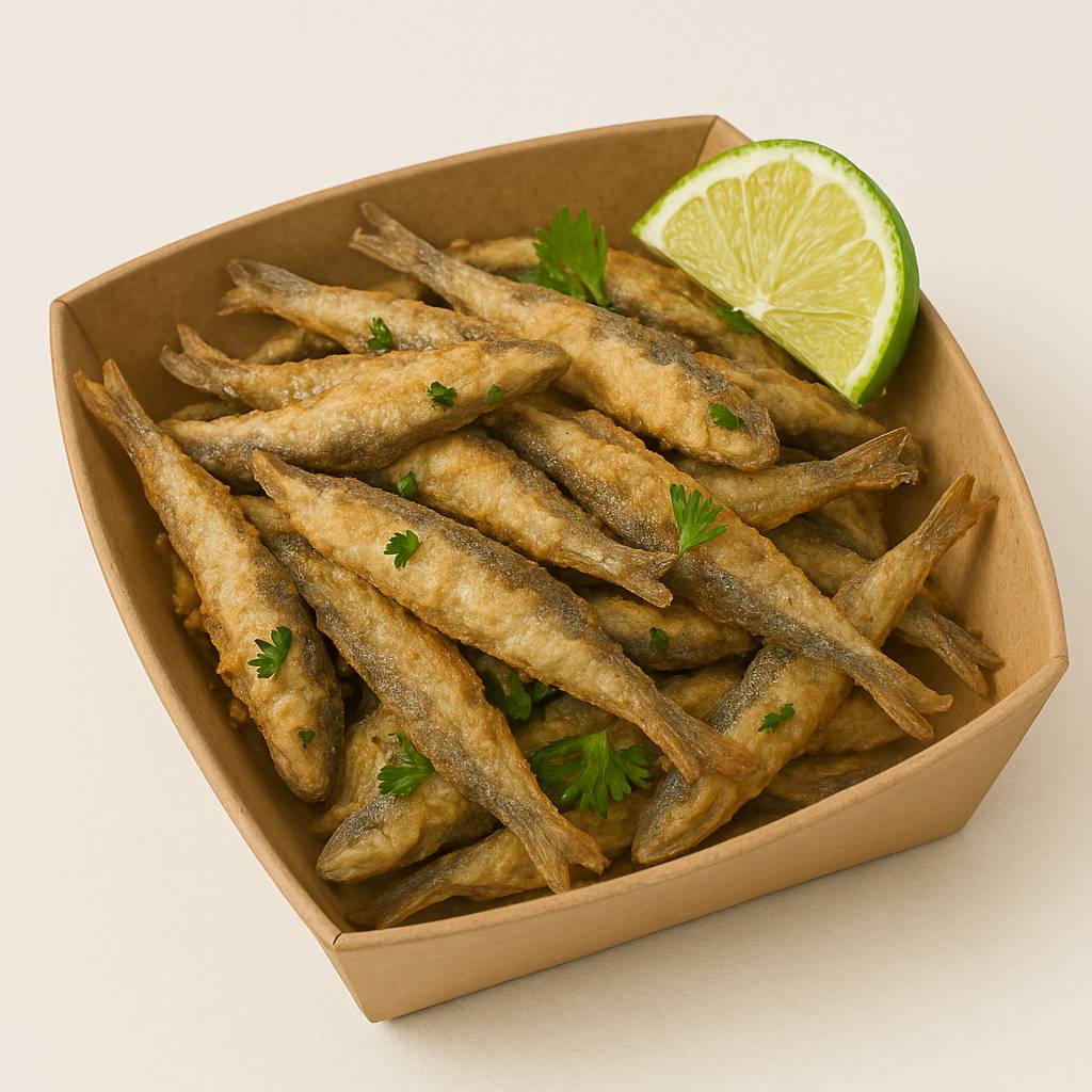 Friture de petits poissons