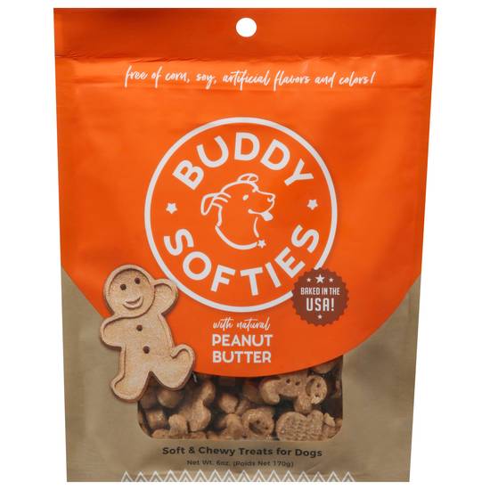 Buddy Softies With Natural Peanut Butter Dog Treats