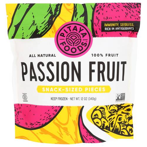 Pitaya Plus Seedless Passion Fruit Bite-Sized Pieces