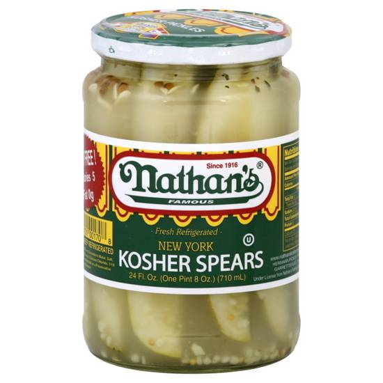 Nathan's Famous Kosher Spears