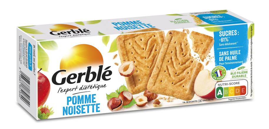 Gerblé - Biscuits pomme noisettes