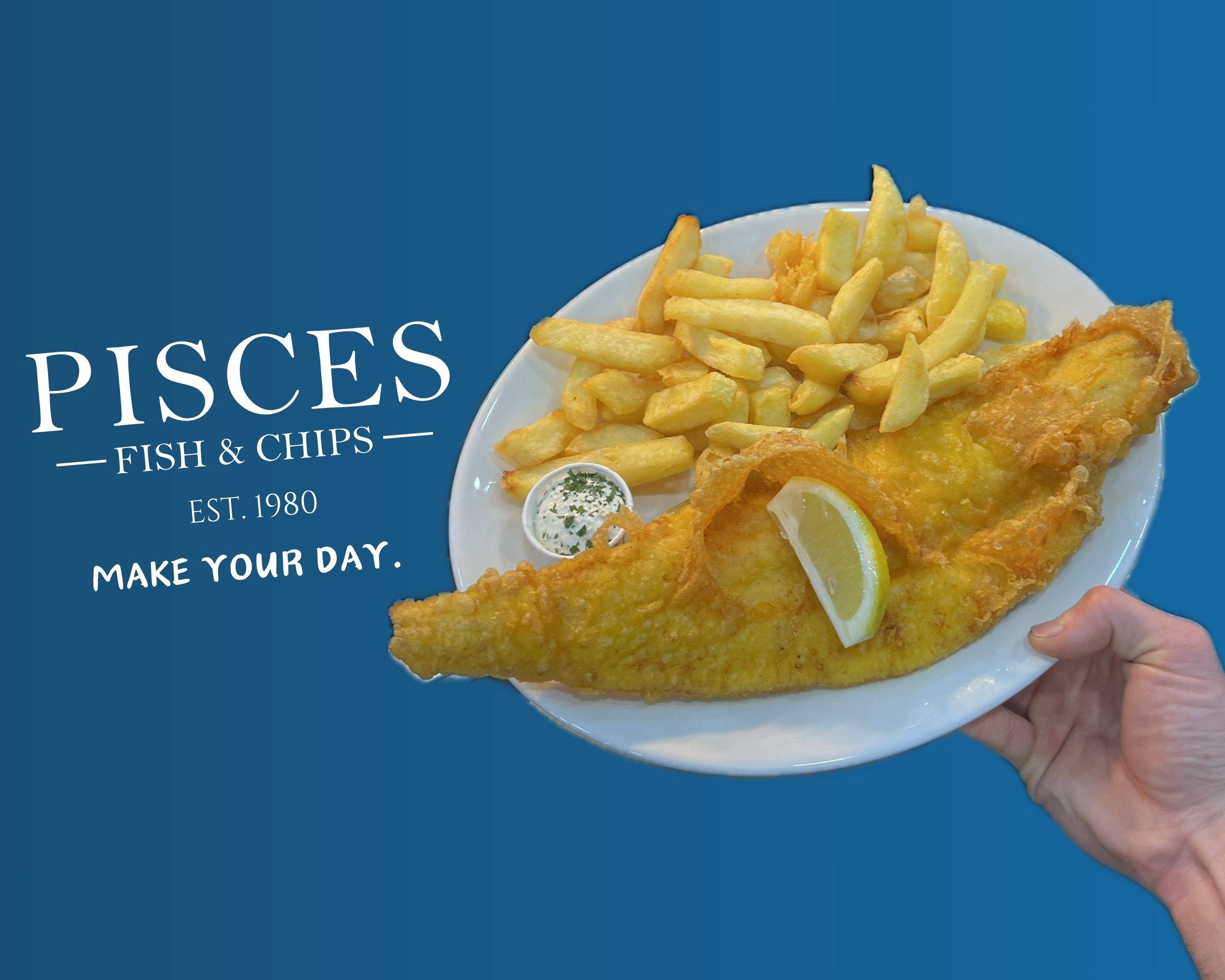 Pisces Fish and Chips Menu Takeaway in London Delivery menu