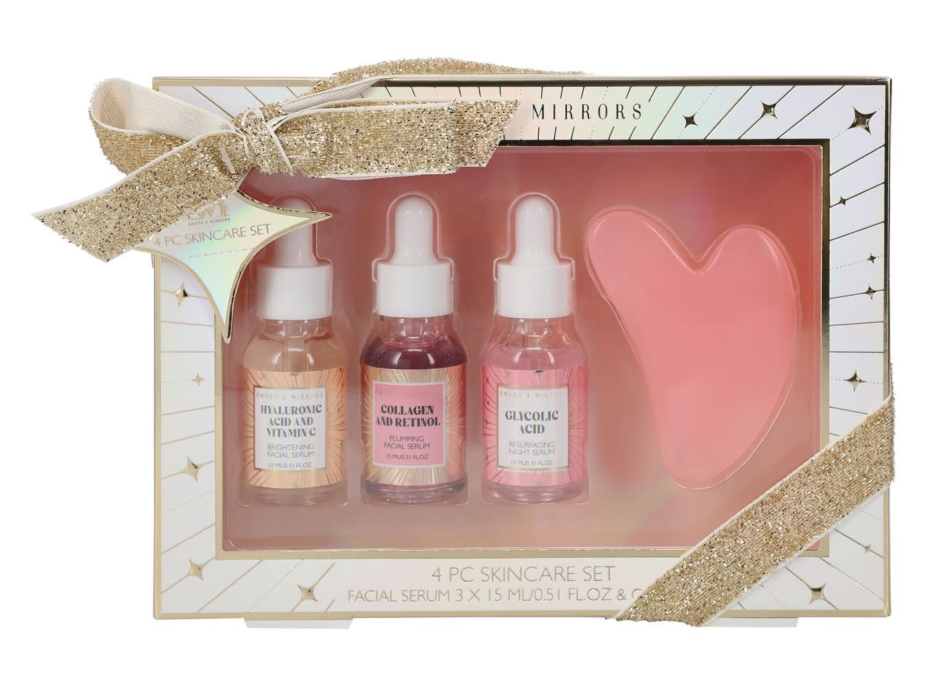 Serum & Gua Sha Skincare Set 4-Piece