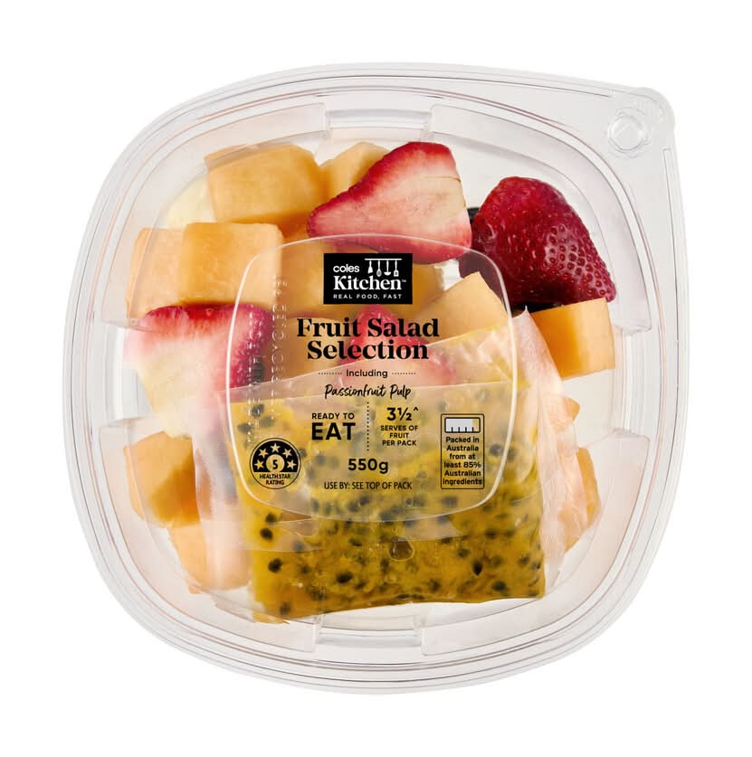 Coles Kitchen Fruit Salad Selection 550g