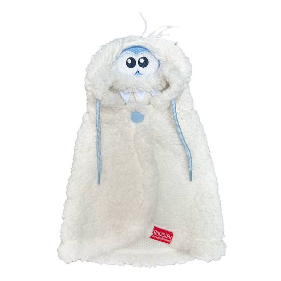Yeti Holiday Bumble Cat Cape (Color: White, Size: Small)