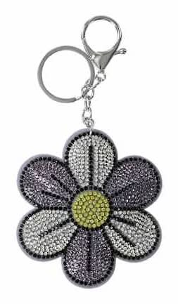 Novelty Bling Keychain Flower