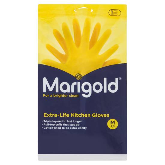 Marigold Medium Extra-Life Kitchen Gloves