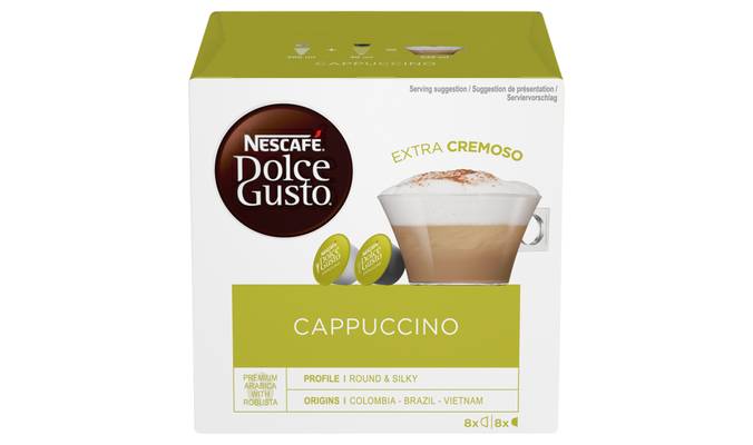 Nescafe Dolce Gusto Cappuccino Coffee Pods x 16