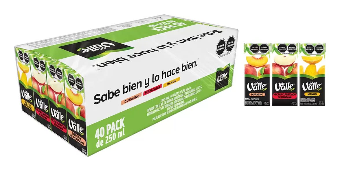 Del Valle · Jugo, surtido (40 x 250 ml)