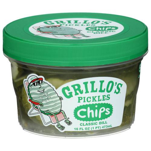 Grillo's Pickles Italian Dill Pickle Chips