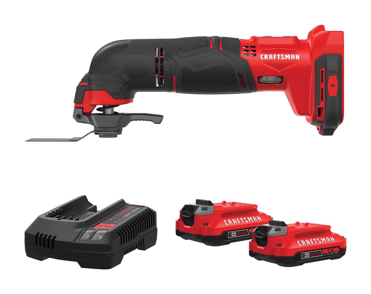 Craftsman Battery Starter Kit And Oscillating Tool Bundle