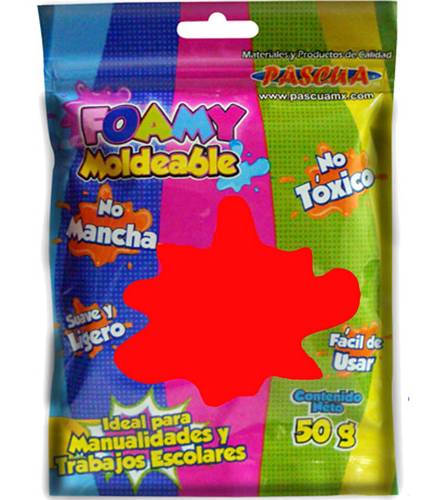 Pascua · Foamy moldeable rojo (50 g)