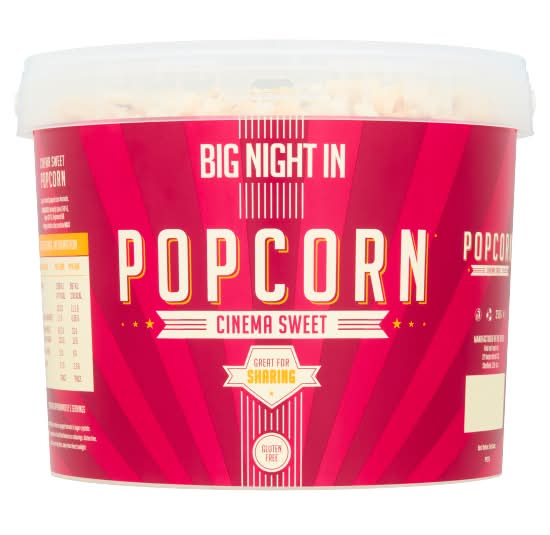Big Night In Cinema Sweet Popcorn (250g)