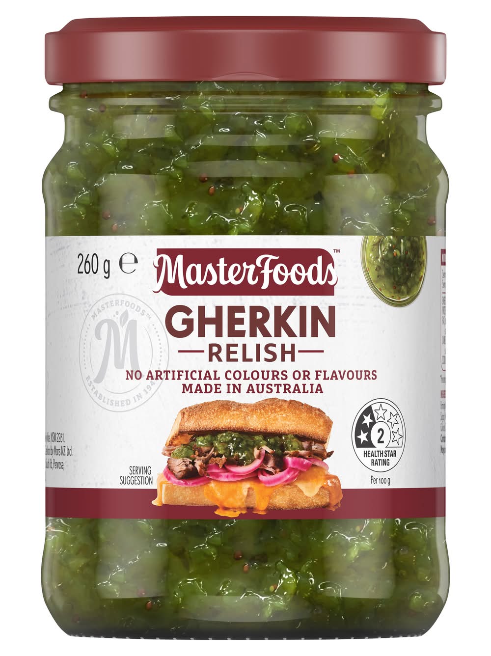 MasterFoods Classic Gherkin Relish (260g)