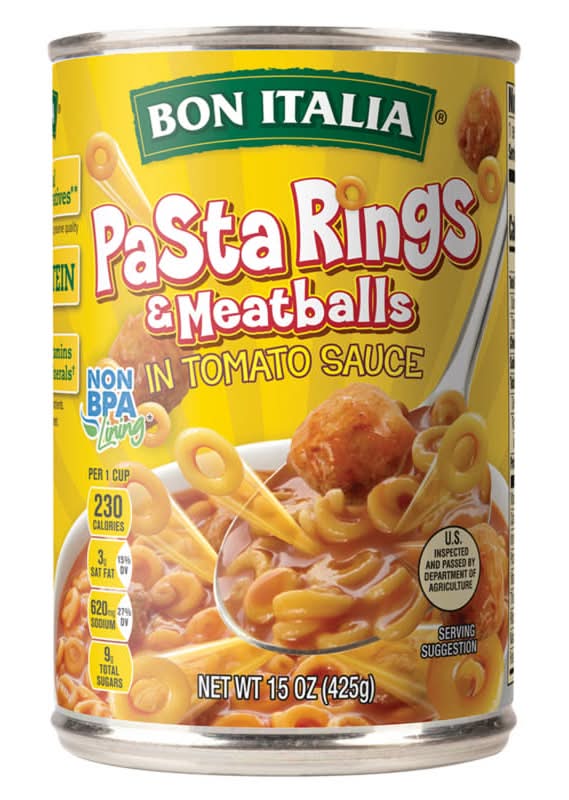 Bon Italia Spaghetti Rings With Meatballs (15 oz)