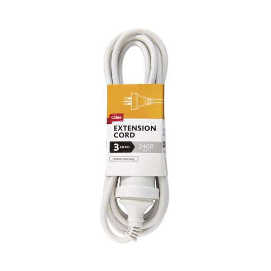 Coles Lead Extension 3m 1 pack