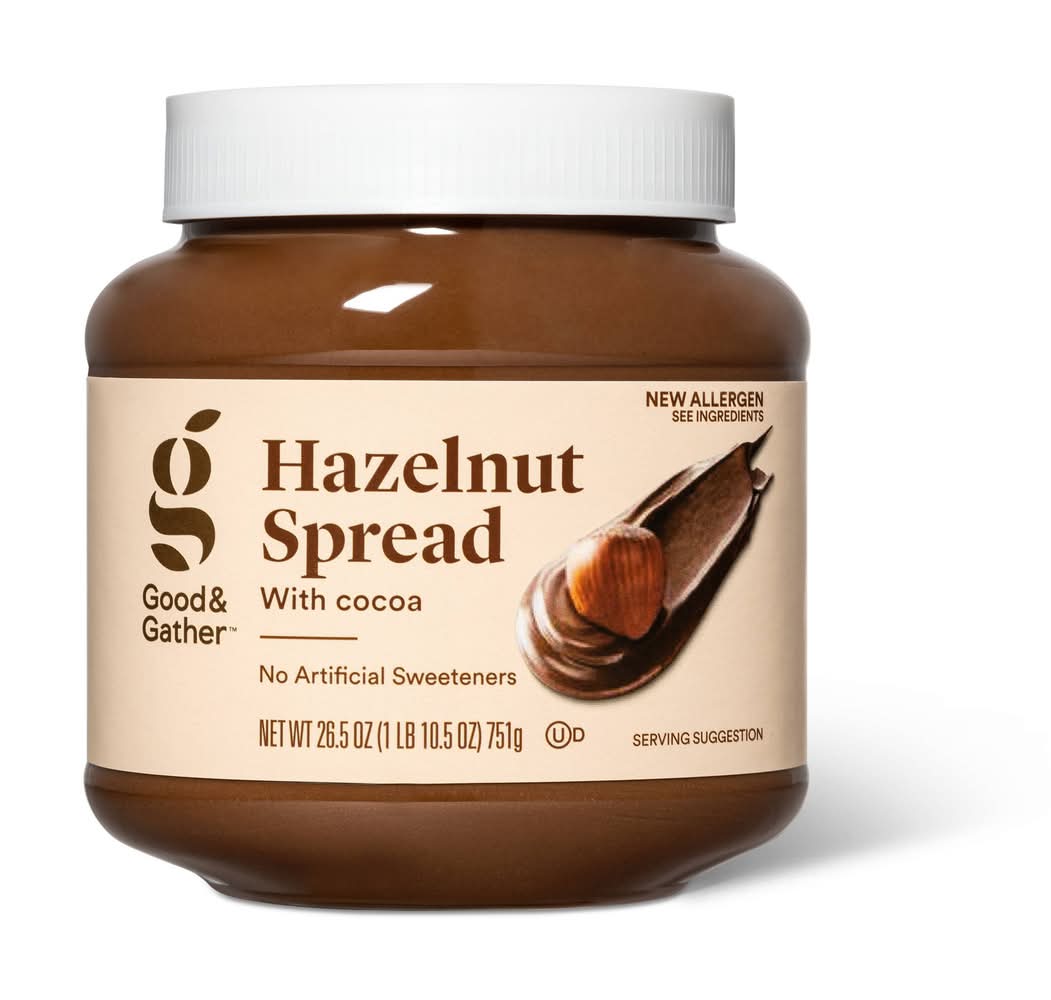 Good & Gather Hazelnut Spread, Chocolate (26.5 oz)