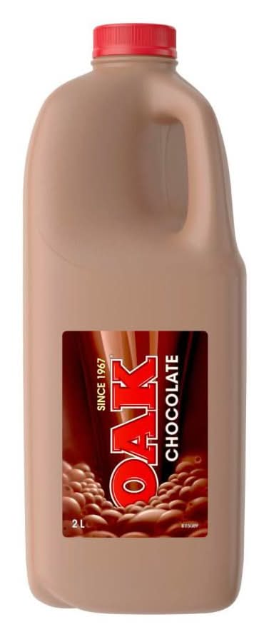Oak Flavoured Milk, Chocolate (2L)