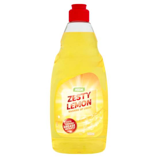 Asda Zesty Lemon Washing Up Liquid 500ml