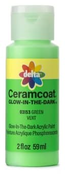 Delta Glow in the Dark Acrylic Paint, Green (2 fl oz)