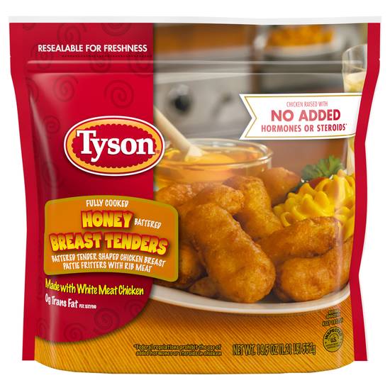 Tyson Fully Cooked Honey Battered Breast Tenders