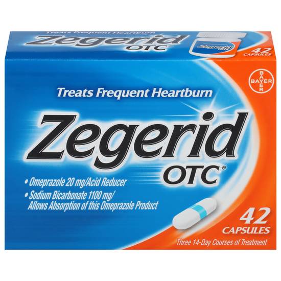 Otc Zegerid Otc Heartburn 42 Capsules