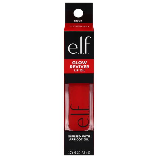 E.l.f. Red Delicious Glow Reviver Lip Oil (red)