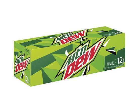 Order Mountain Dew 12 Pack Cans food online from Chevron Extramile store, Everett on bringmethat.com