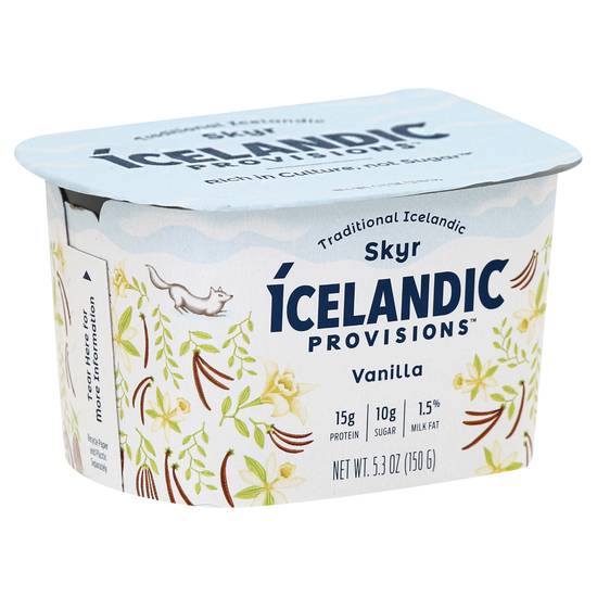 Icelandic Provisions Vanilla Skyr Yogurt (5.3 oz)