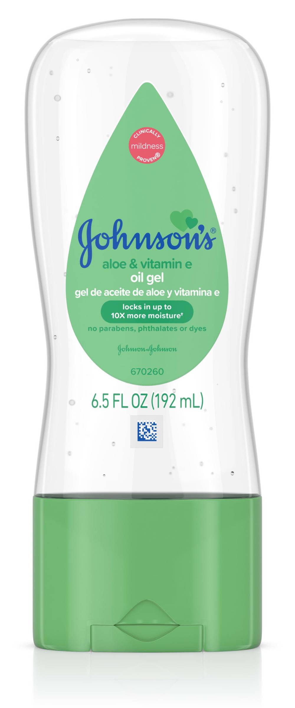 Johnson's Baby Oil Gel With Aloe & Vitamin E (6.5 fl oz)