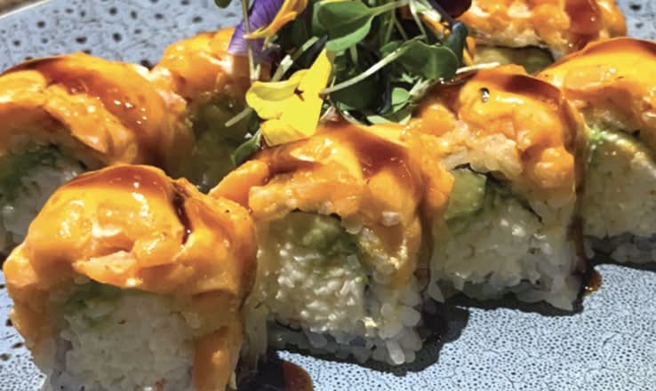 BAKED SPICY SALMON ROLL