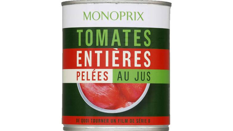 Monoprix - Tomates entières pelées au jus