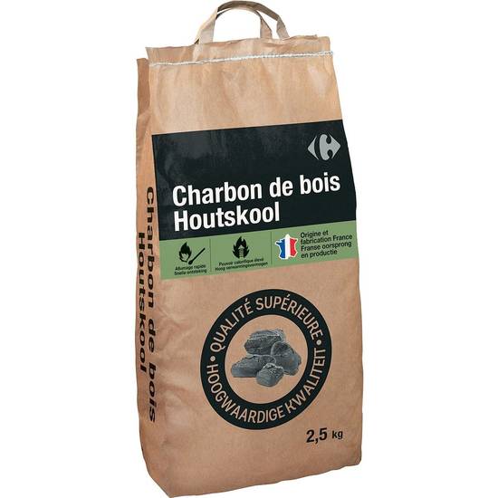 Carrefour Charbon de Bois - 2,5KG