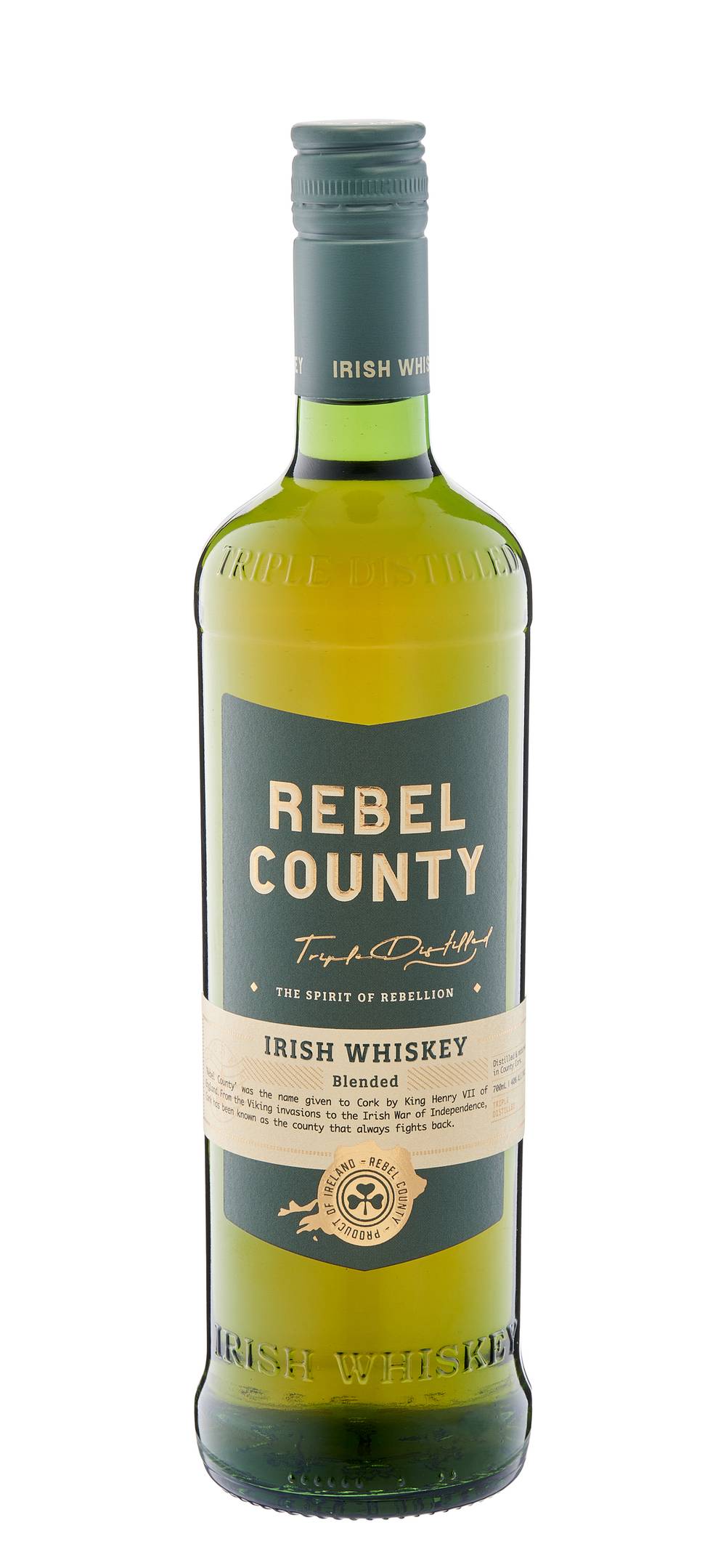 Rebel County Irish Whiskey 700ml